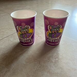 Chuck E. Cheese's Purple Cups